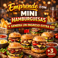 Emprende con Mini Hamburguesas+Genera un Ingreso Extra+3 Bonos